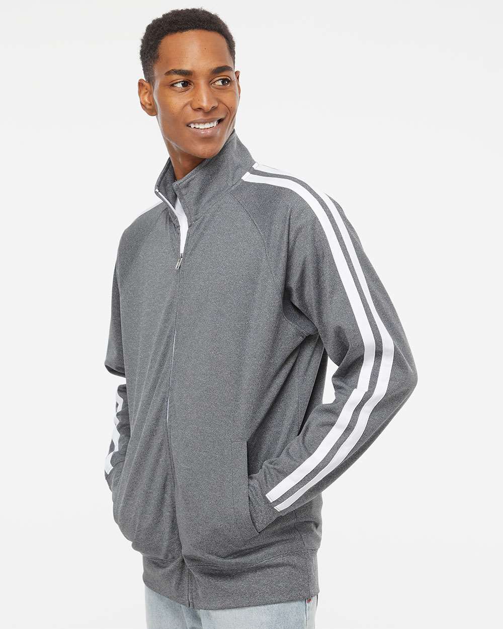 Unisex Lightweight Poly-Tech Track Jacket